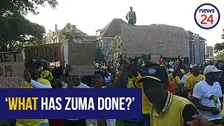 WATCH: 'Wenzeni uZuma?' - Jacob Zuma supporters ask ahead of court appearance