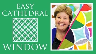 Make a Easy Cathedral Window Quilt with Jenny Doan of Missouri Star! (Video Tutorial)