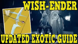 HOW TO GET WISH-ENDER BOW IN 2022! EASY UPDATED BROKEN AWOKEN TALISMAN EXOTIC GUIDE! [DESTINY 2]