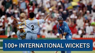 100+ Wickets and EPIC Celebrations of Sourav Ganguly | Brilliant Bowling