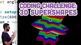 Coding Challenge #26: 3D Supershapes