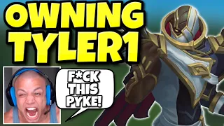 I found Tyler1 in high ELO SoloQ... and tilted him HARD ;)