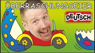 Überraschungseier Spielsachen für Kinder | Steve and Maggie Deutsch lDeutsche Geschichten für Kinder