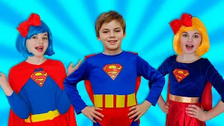 Kids Songs Superheroes🦹‍♂️ | Nick and Poli - Nursery Rhymes