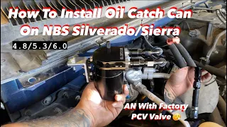 99-06 Silverado/Sierra How To Install Oil Catch Can Install With AN Fittings & Hoses😍 (Test Drive)