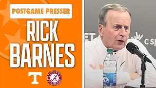 Rick Barnes talks after Vols’ win at Alabama