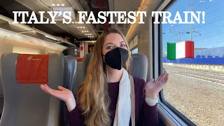 WE TOOK THE FASTEST TRAIN IN ITALY! 🇮🇹 (Rome to Milan)