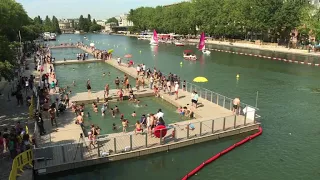 Paris opens one of its canals to swimmers