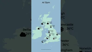 UK Weather Forecast - Tuesday, July 19, 2022