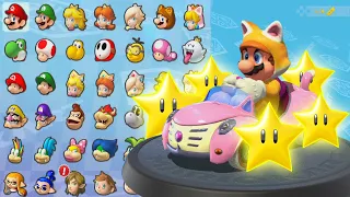 Mario Kart 8 Deluxe - Cat Mario Only Use Super Star | The Best Racing Game on Nitendo Switch
