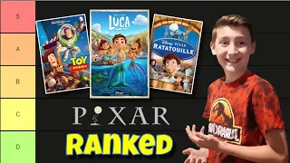 Pixar Movies Ranked  - Tier List (w/ Luca)