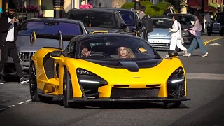 Supercars in London September 2023 - #CSATW537 | 3x McLaren Senna, Aventador SVJ, Porsche 918 Spyder