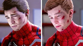 Spider-Man PS4 Vs Spider-Man Remastered PS5 Ending Scene Comparison