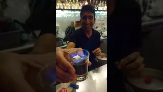 How to take flaming shot with bacardi 151+kahlua