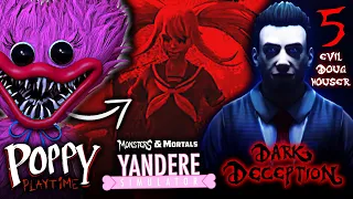 Dark Deception Chapter 5 Evil Doug? Poppy Playtime Monsters & Mortals Yandere Simulator DLCs UPDATE!