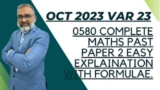 Oct 2023 Var 23 Complete O Level Paper 2