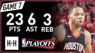 Eric Gordon Full Game 7 Highlights Warriors vs Rockets 2018 NBA Playoffs WCF - 23 Pts, 6 Ast, 3 Reb!
