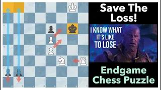 Can You Save The Loss?! ♚ Instructive Chess Puzzle ♚ Improve Your Chess Through Puzzles ♛