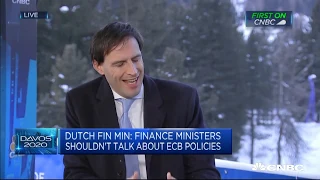 Low interest environment hurting our pension system, Dutch finance minister