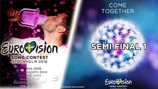 Eurovision Song Contest 2016 - Semi Final 1 - Demi Finale 1 - RECAP with Running Order