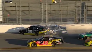 DREW DOLLAR JEREMY CLEMENTS HARD DAYTONA CRASH - 2022 NASCAR Xfinity Series