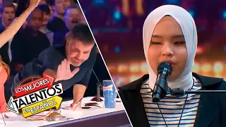 Botón dorado: Putri Ariani recibe el BOTÓN DORADO de Simon Cowell | Audiciones | AGT 2023