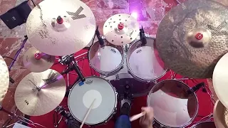 The Beatles "With a little help from my friends" (Toto version) drum cover by Teddy Schifano