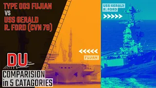 Type 003 Fujian vs  USS Gerald R. Ford (CVN 78) - Unbiased detailed analysis !
