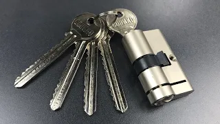 [736] Sonico LONG Key Euro Cylinder Picked and Gutted