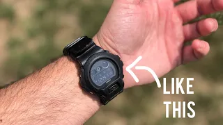 The reason MILITARY guys WEAR their WATCH like this???