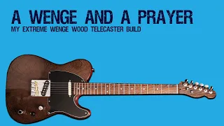 Extreme Wenge Wood Telecaster Build   #fender   #telecaster   #partscaster