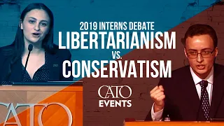 Interns Debate: Libertarianism vs. Conservatism (Cato vs. Heritage)