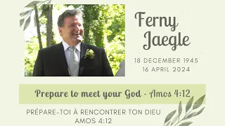 Funeral Ferny Jaegle