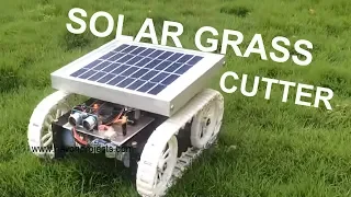 Smart Solar Grass Cutter With Lawn Coverage