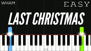 Wham! - Last Christmas | EASY Piano Tutorial