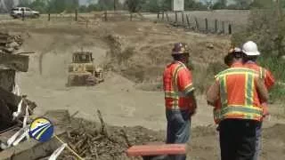 Construction of Fresno River Viaduct Underway - June 18, 2015