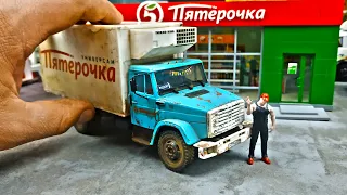 Тюнинг МОДЕЛИ ЗИЛ ПЯТЕРОЧКА 1/43. Про машинки.