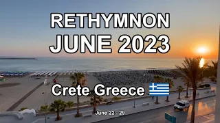 RETHYMNON CRETE JUNE 2023 (4K)