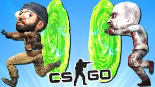 ТЕЛЕПОРТЫ ПОВСЮДУ! 🌀 CS:GO Тролль Прятки (КС ГО Маньяк)