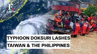 Typhoon Doksuri Makes Landfall in China After Battering Taiwan & The Philippines | Firstpost Earth