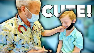 ONE OF THE CUTEST KIDS YOU'LL EVER MEET... (Sore Throat & Fever) | Dr. Paul