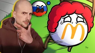Юни смотрит McDonald's сбегает из России  Шаранутая Работа