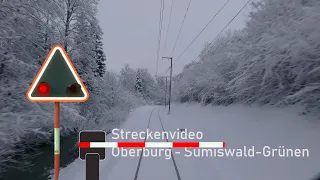 Führerstandsmitfahrt / cab ride Oberburg - Sumiswald-Grünen