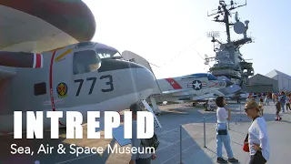 New York【Intrepid Sea, Air & Space Museum】2022 NYC Walking Tour【4K】