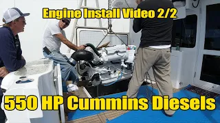 Cummins Diesel Install on a Mikelson 43' Zeus: Part II