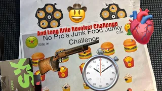 No Pro's 22Lr.Rifle Challenge Junk Food Junky & Long Rifle's Revolver Challenge🫣Heritage RR.