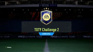 FIFA 22 TOTY Challenge 2 SBC  - Total Cost: 5,950 Coins