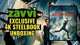 Inception Zavvi Exclusive 4K Blu-ray Steelbook Unboxing