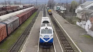 [ЖДМ] ТЭ33АС-3007 Станция Бессарабская | TE33AC-3007 Basarabeasca station [CFM]