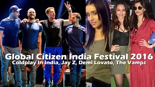 UNCUT - Global Citizen India Festival 2016 | Bollywood Celebs | Coldplay, Jay Z, The Vamps